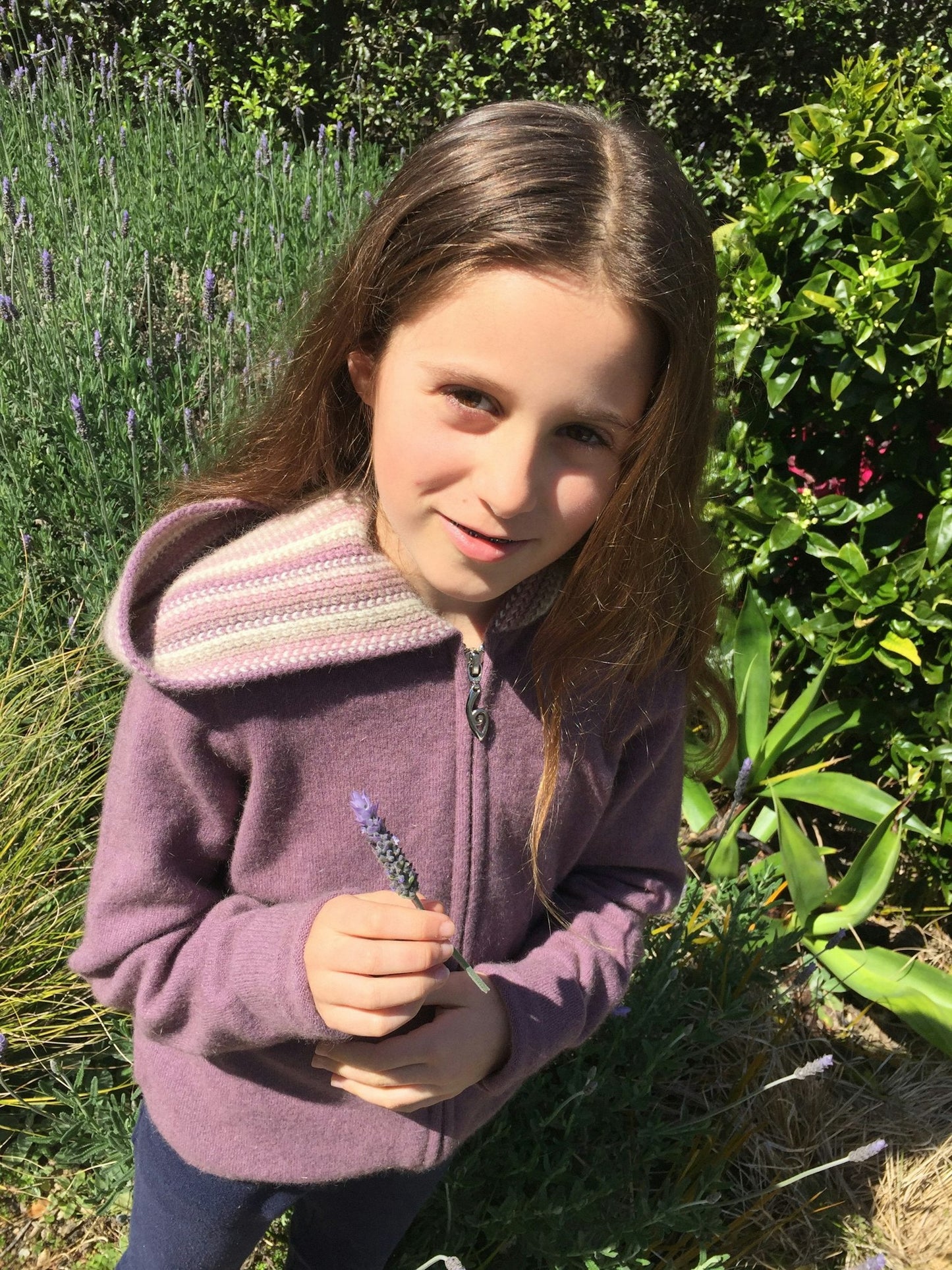 Merinosilk Striped Zip Kids Hoodie