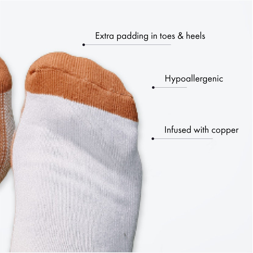 Glucology Diacare Copper Based Classic Socks | 3 Pairs