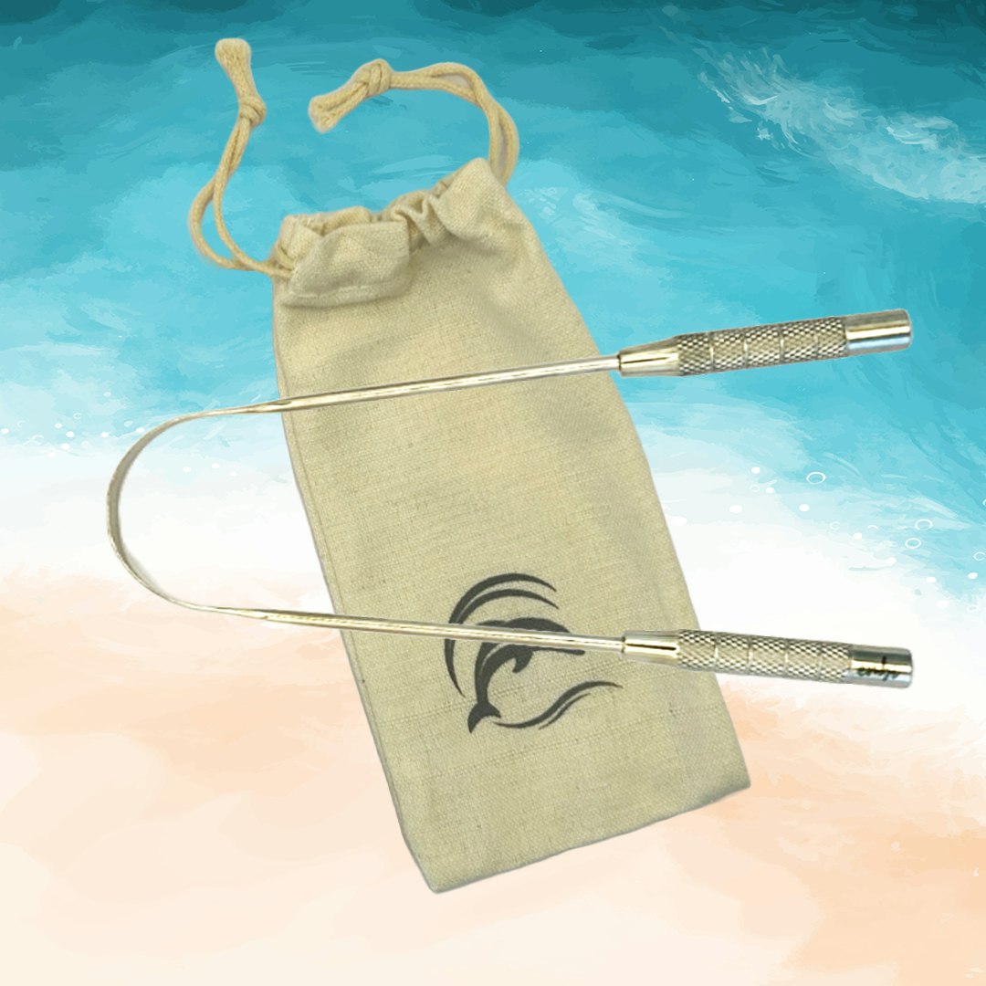 embi OOC Edge Premium Stainless Steel Tongue Scraper