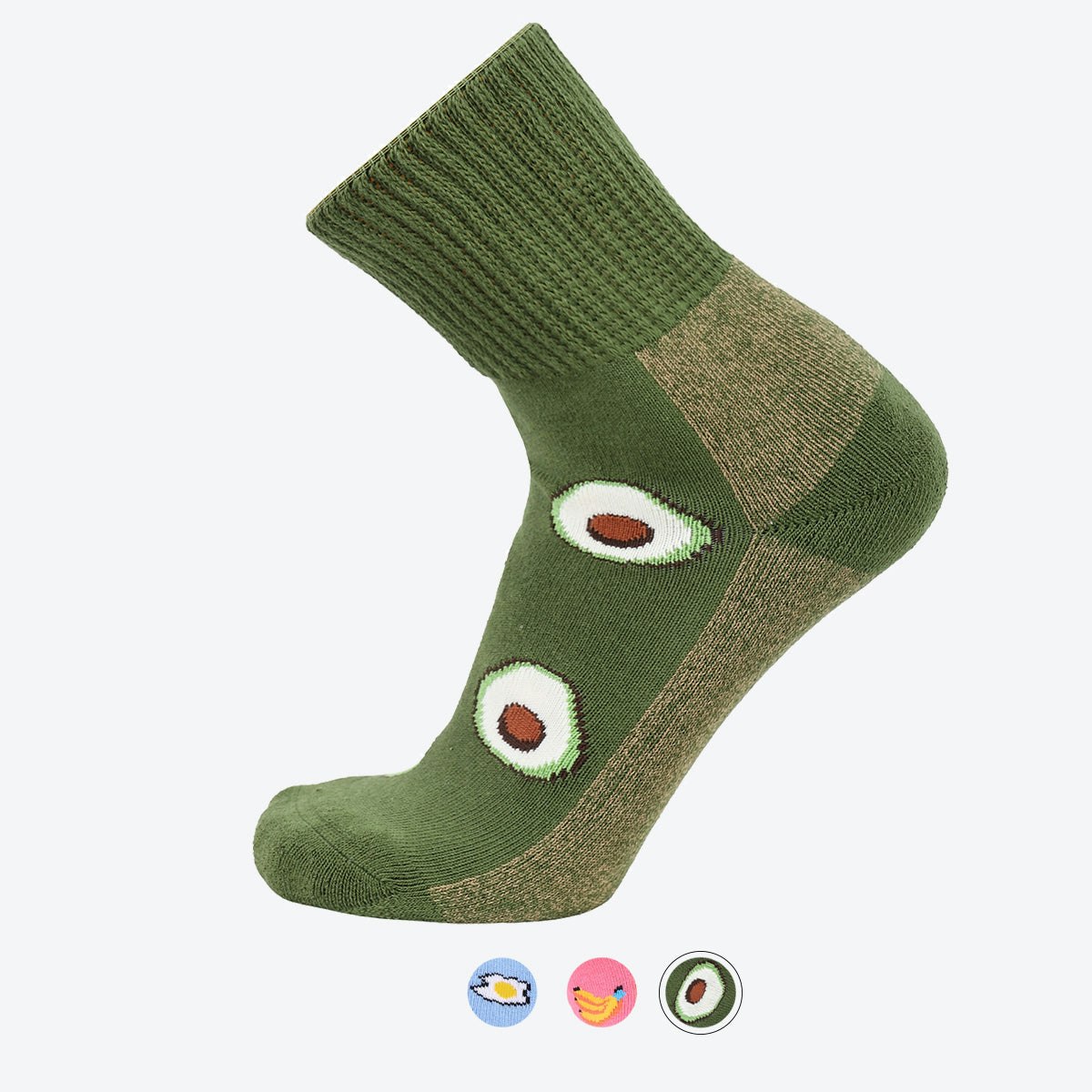 Glucology Diacare Copper Based Socks | Avocado | 2 Pack