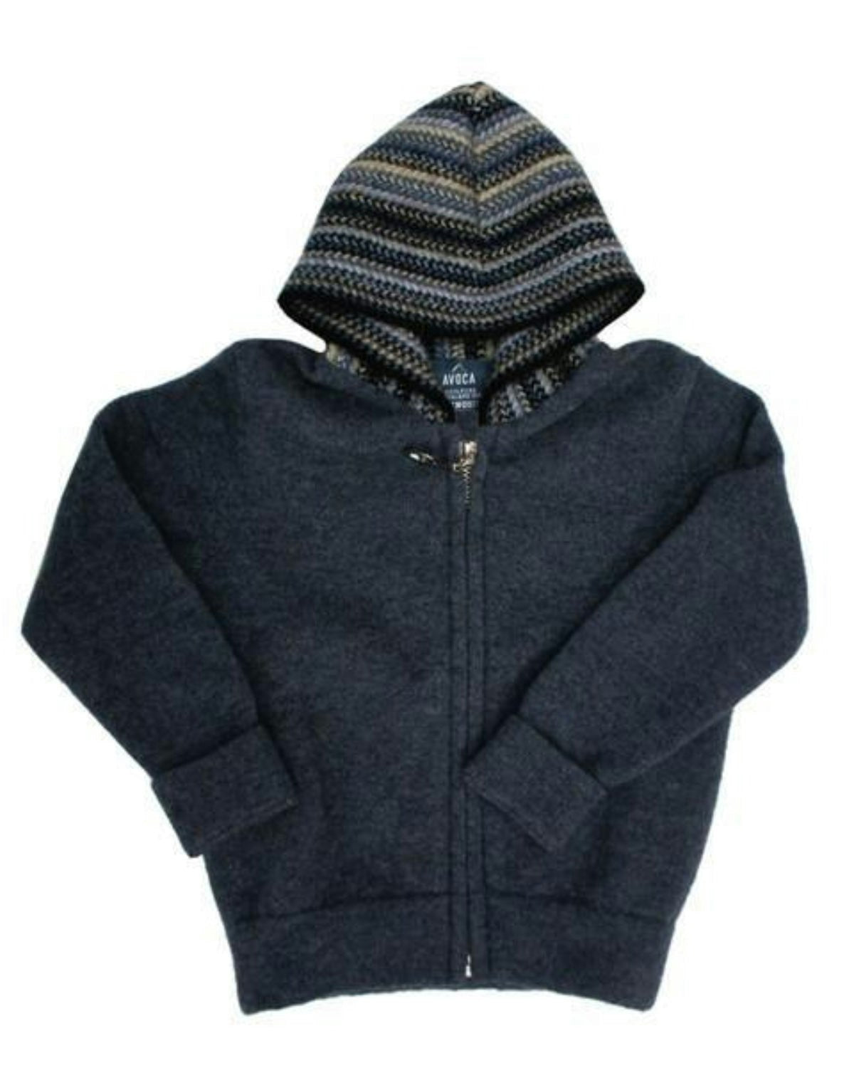 Merinosilk Striped Zip Kids Hoodie