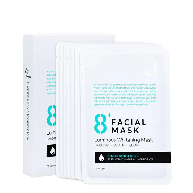 8 Minutes Goat Milk Luminous Whitening Mask - 10 pieces
