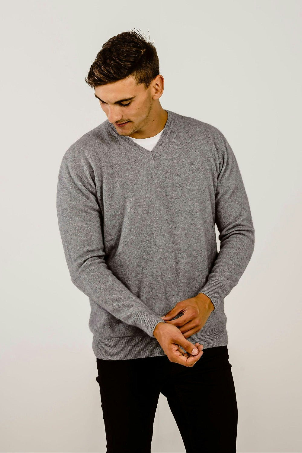 Cashmere V Neck Sweater