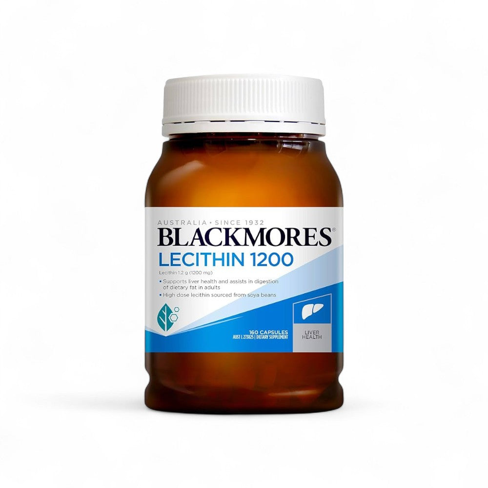 Blackmores Lecithin 1200 160 Capsules | Liver & Fat Support