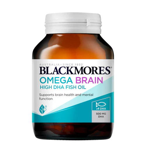 Blackmores Omega Brain High DHA Fish Oil - 60 Capsules