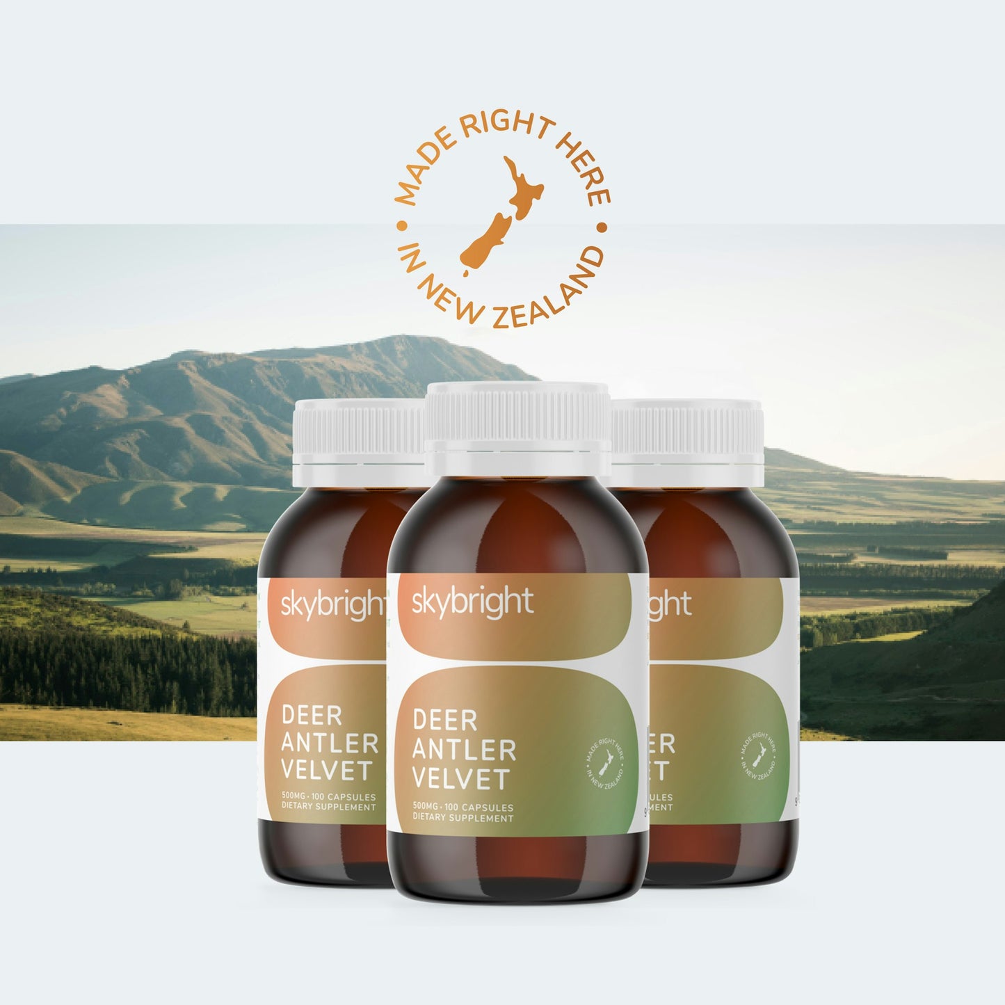 Deer Antler Velvet 500mg Capsules