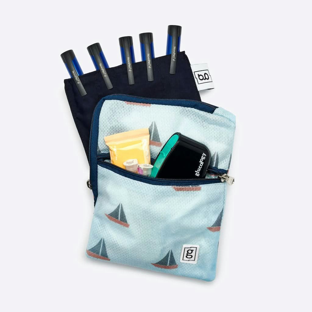 Insulin Cooling | 5 Pen Wallet | Red