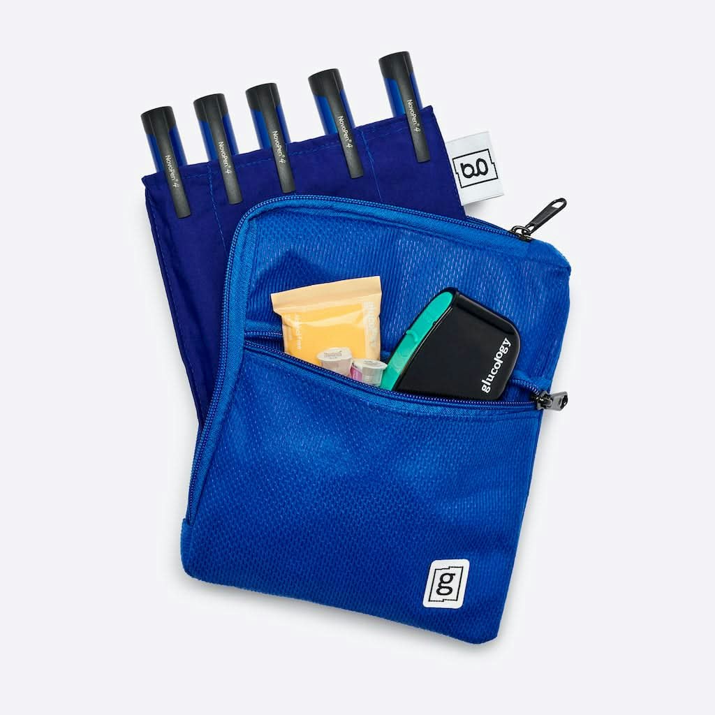 Insulin Cooling | 5 Pen Wallet | Red