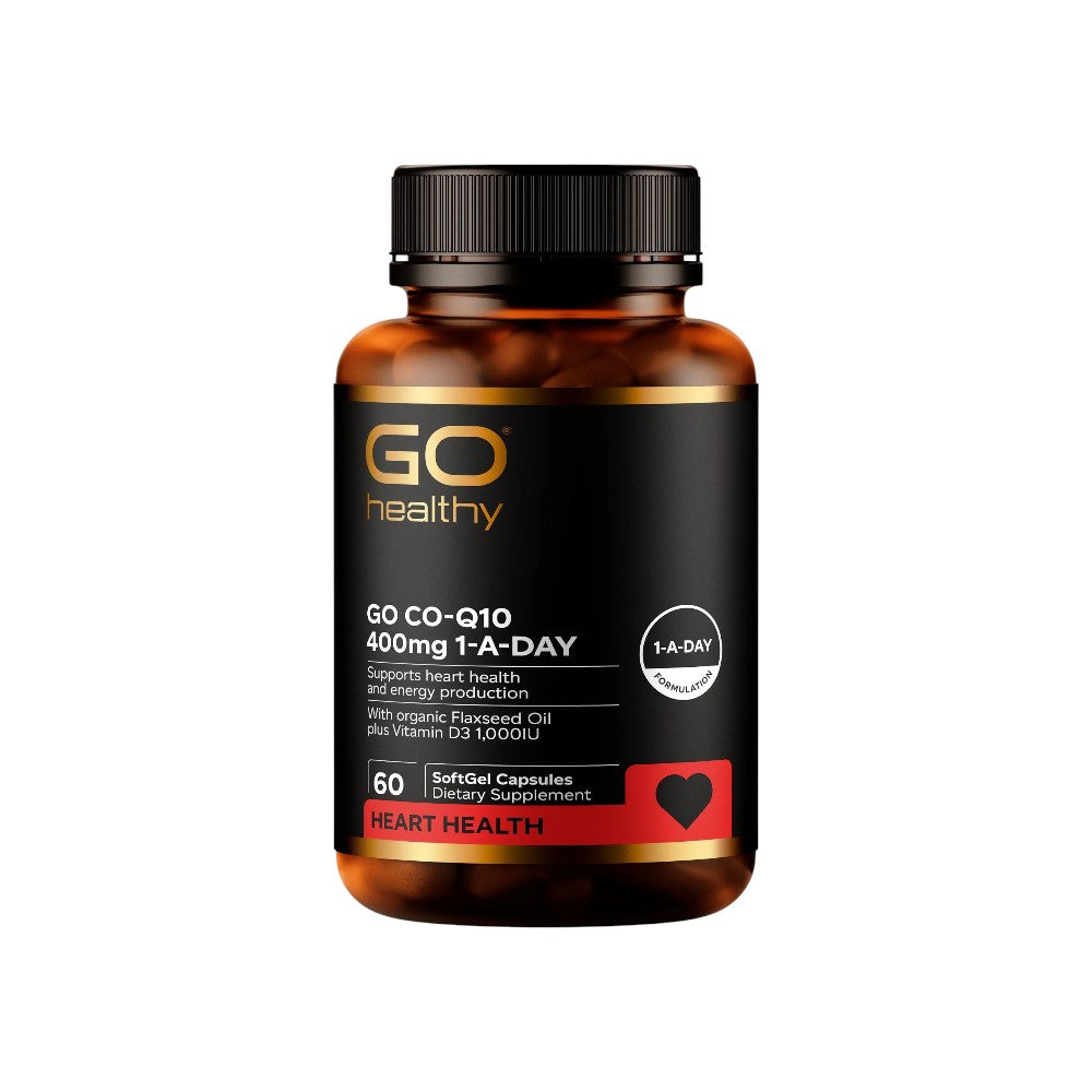 Go Healthy Go Co-Q10 400mg 1-A-Day - 60 Capsules