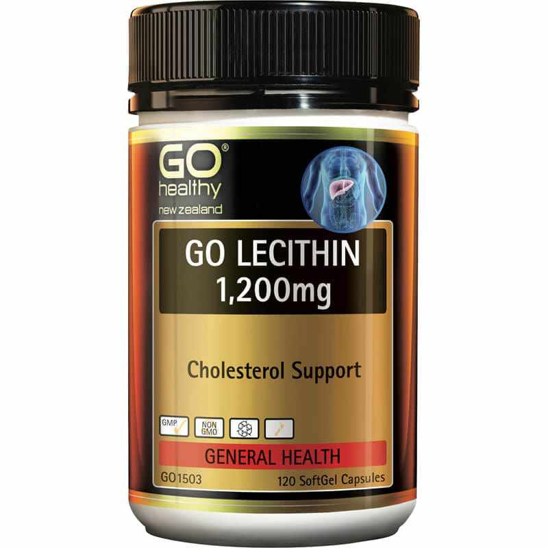 Go Healthy Lecithin 1500mg - 120 Capsules