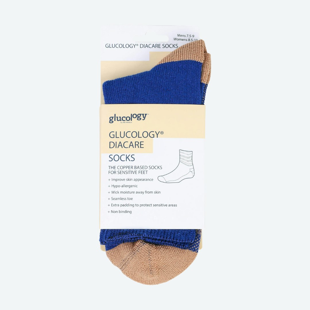 Glucology Diacare Copper Based Classic Socks | 3 Pairs