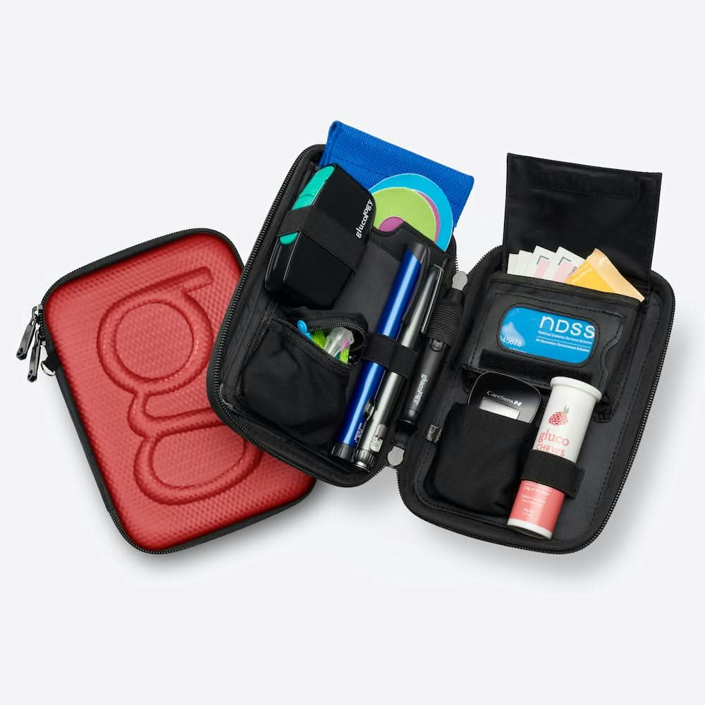 Diabetes Travel Case | Plus | Red