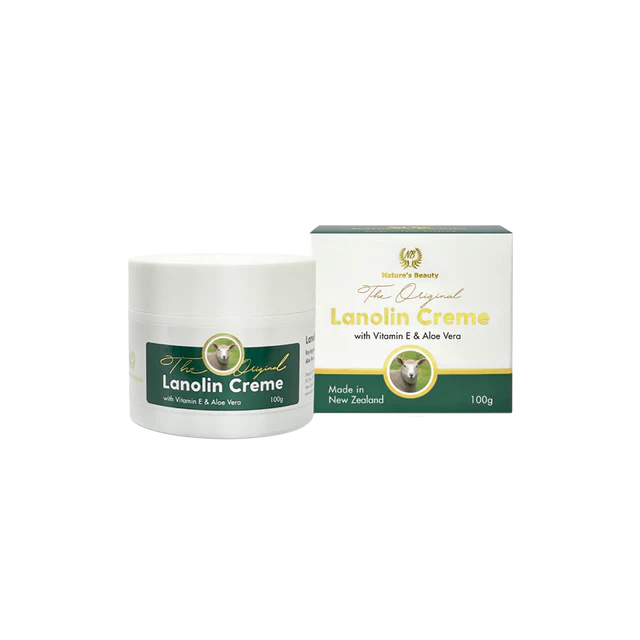 Natures Beauty Lanolin Cream VE and Aloe Vera 100g