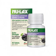 Nu-Lax Natural Laxative 40 Tablets | Senna & Prunes Relief