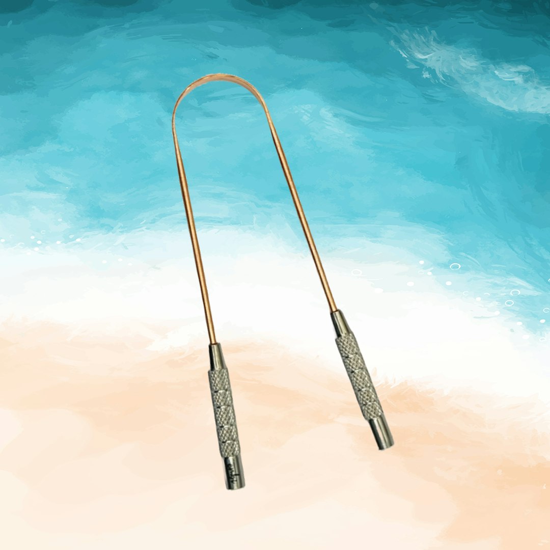 embi OOC CU29 Pure Copper Tongue Scraper - Premium Quality