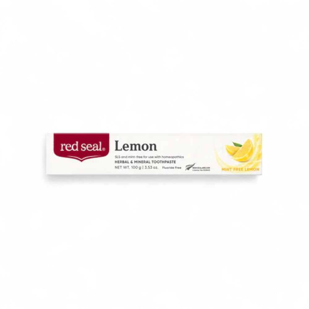 Red Seal Lemon Toothpaste 100g | SLS-Free Natural – Health