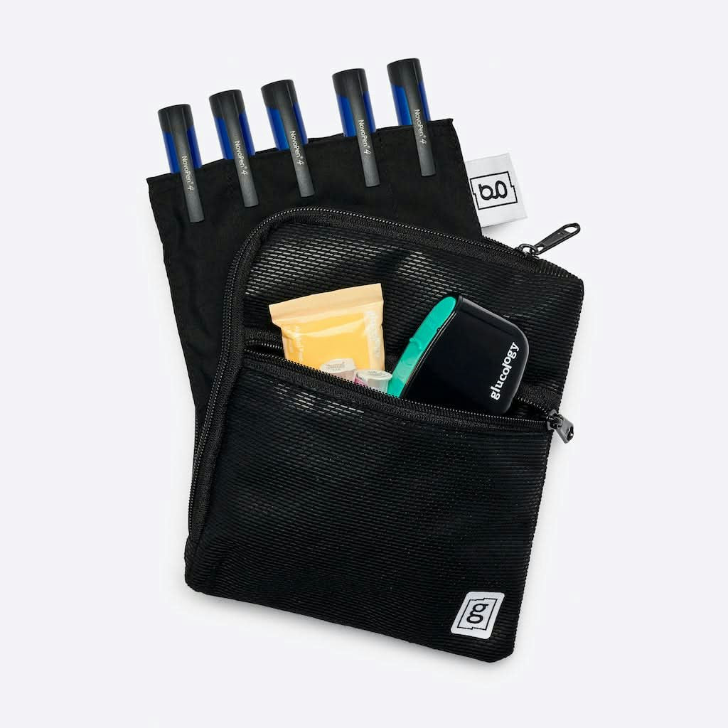 Insulin Cooling | 5 Pen Wallet | Red