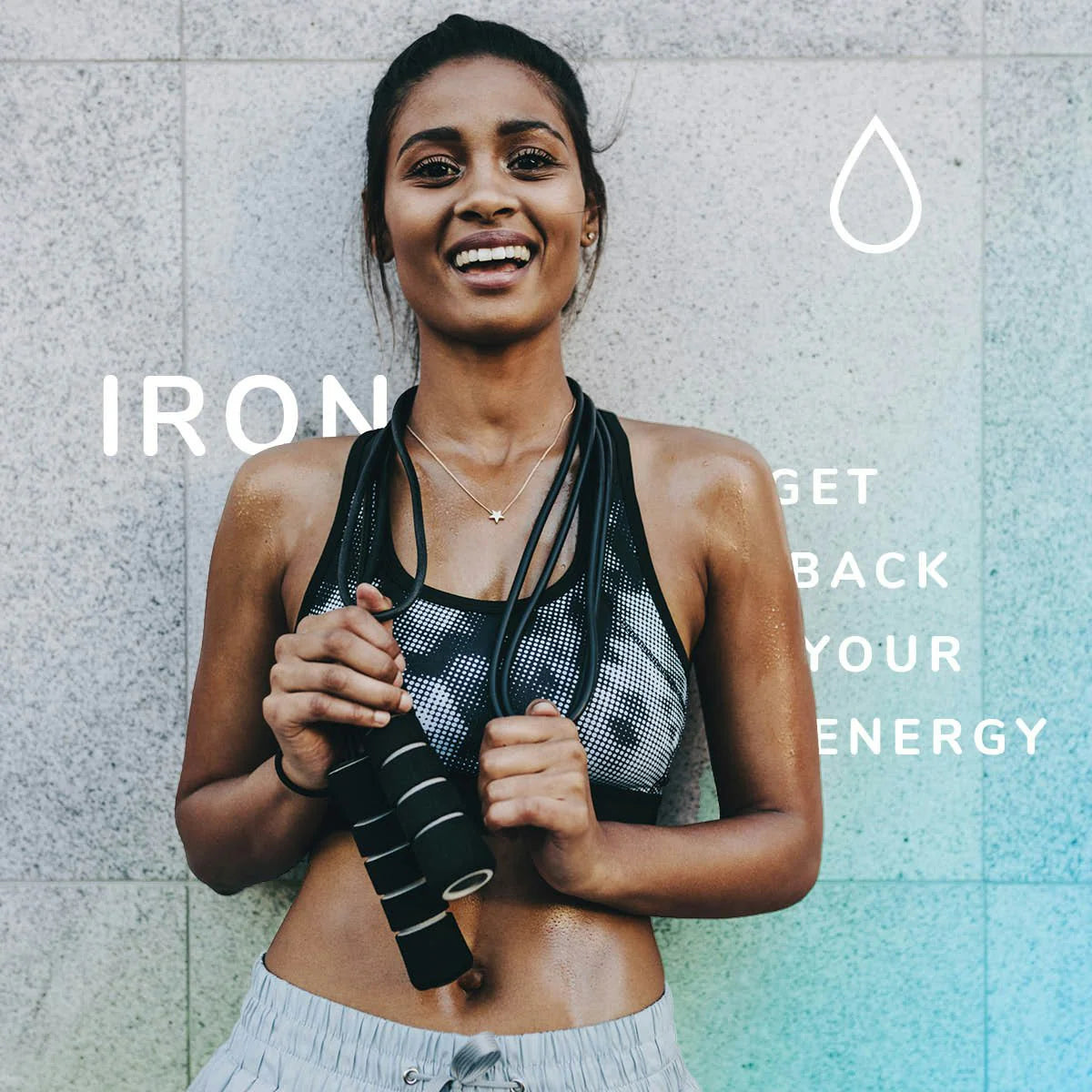 Skybright Iron Liquid Mineral 50ml - Enhanced Absorption Formula with Citric Acid for Energy