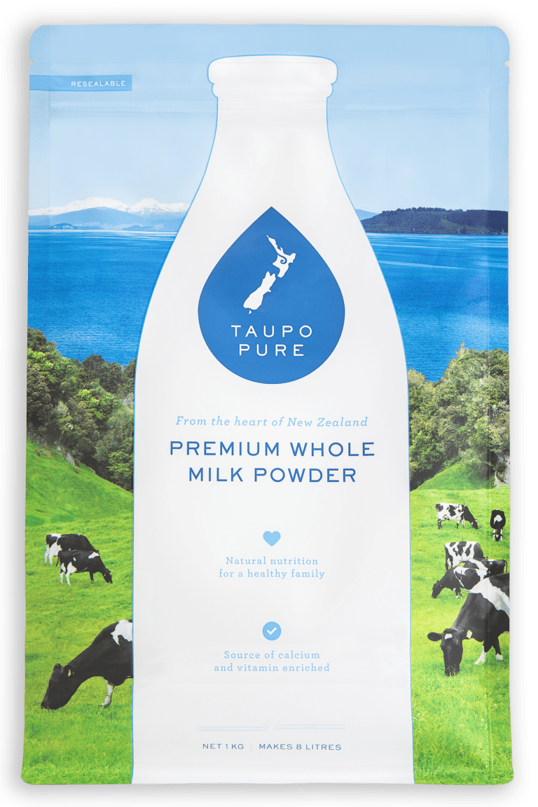Taupo pure whole milk powder 1kg