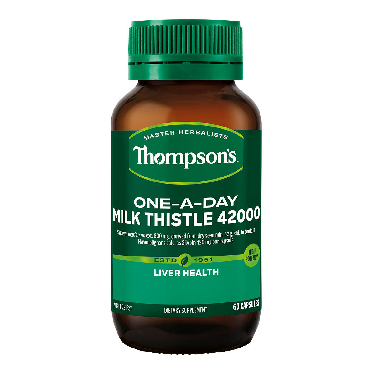 Thompson's Milk Thistle 42000 - 60 Capsules
