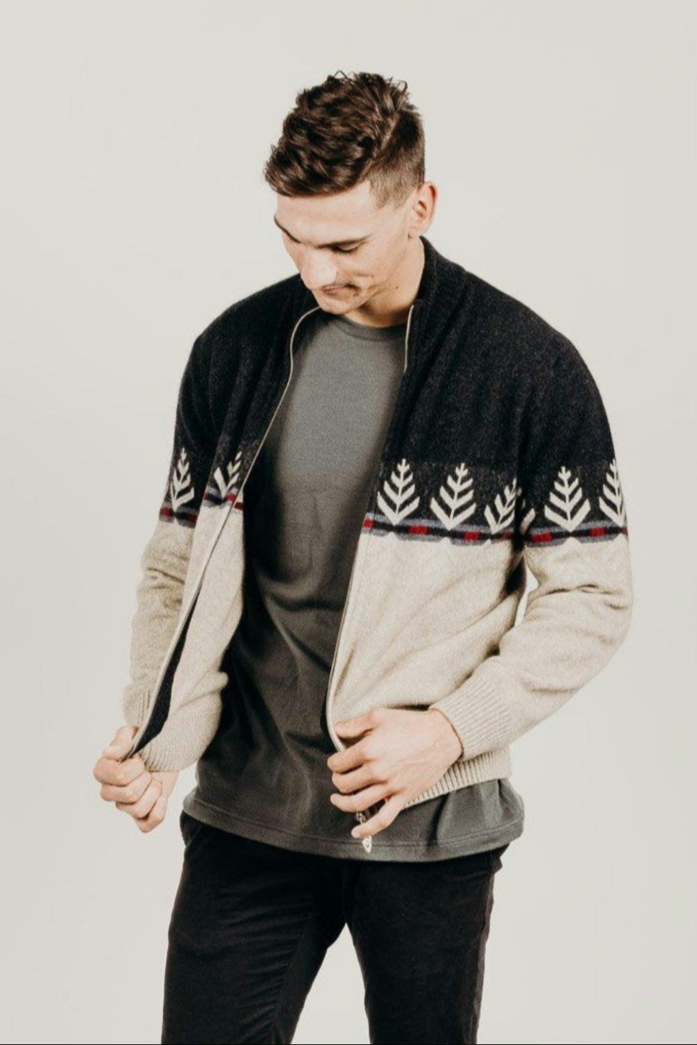 Merinosilk Silver Fern Jacket Unisex