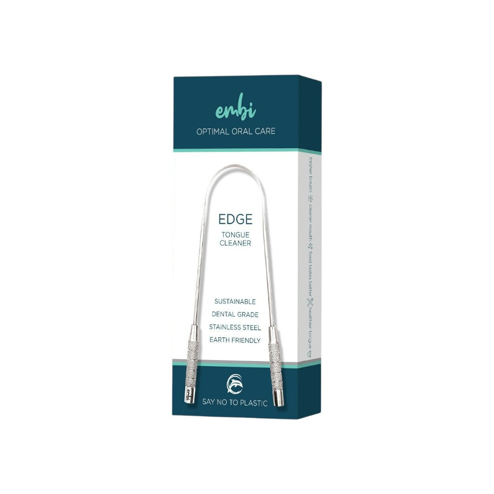 embi OOC Edge Premium Stainless Steel Tongue Scraper