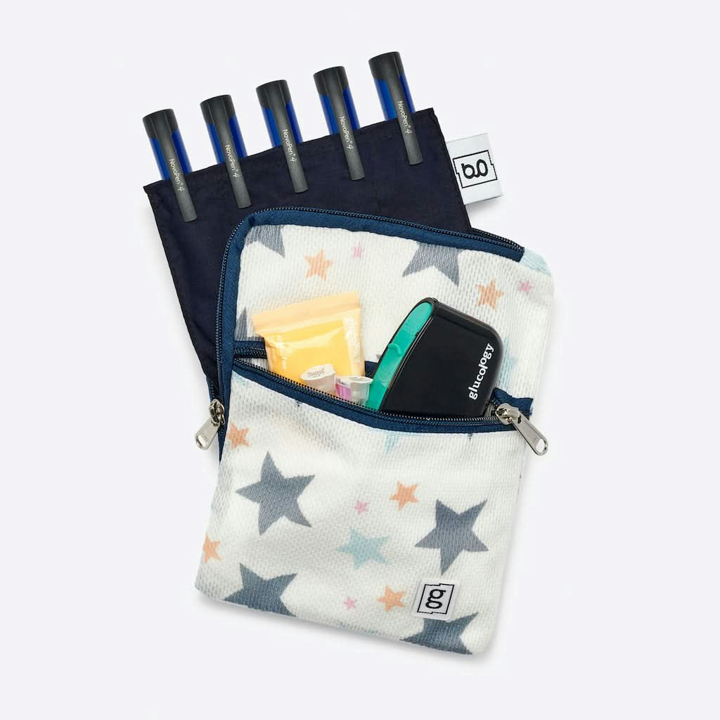 Insulin Cooling | 5 Pen Wallet | Red