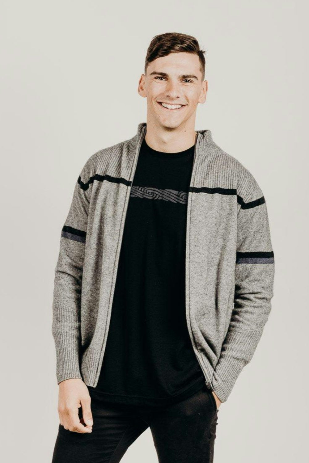 Mens Merinosilk Active Zip Jacket