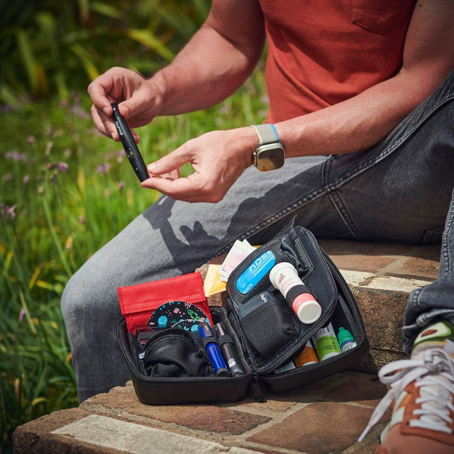 Diabetes Travel Case | Classic | Red