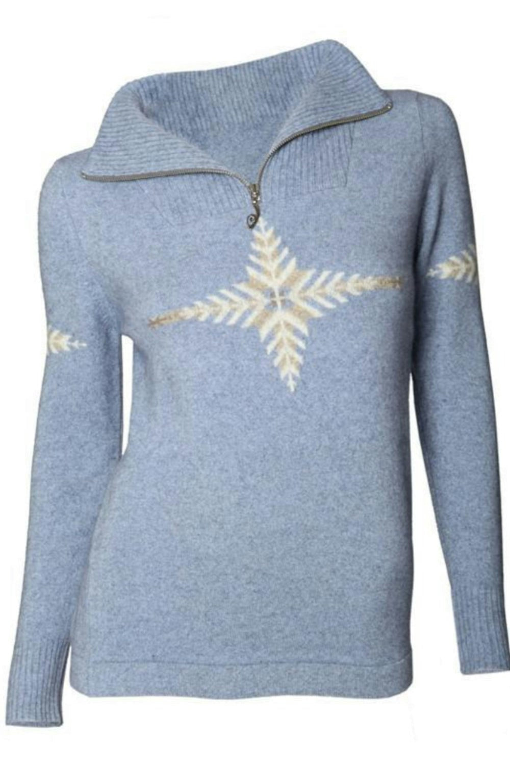 Merinosilk Silver Fern Sweater Ladies