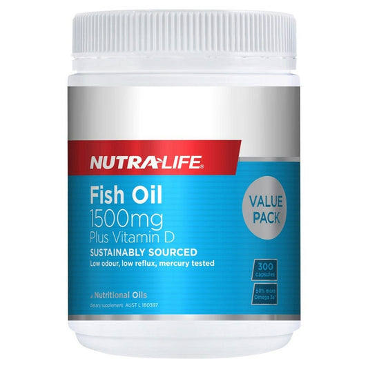 Fish Oil 1500mg + Vit D