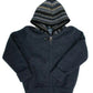 Merinosilk Striped Zip Kids Hoodie