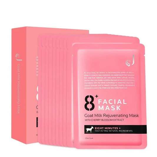 8 Minutes Goat Milk Rejuvenating Mask - 10 pieces