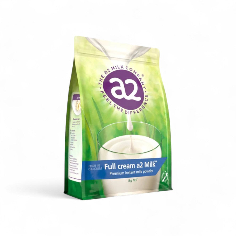 A2 Full Cream 1kg instant milk powder resealable container