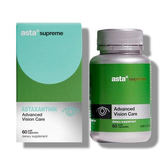 Asta Supreme Advanced Vision Care Astaxanthin - 60 Capsules