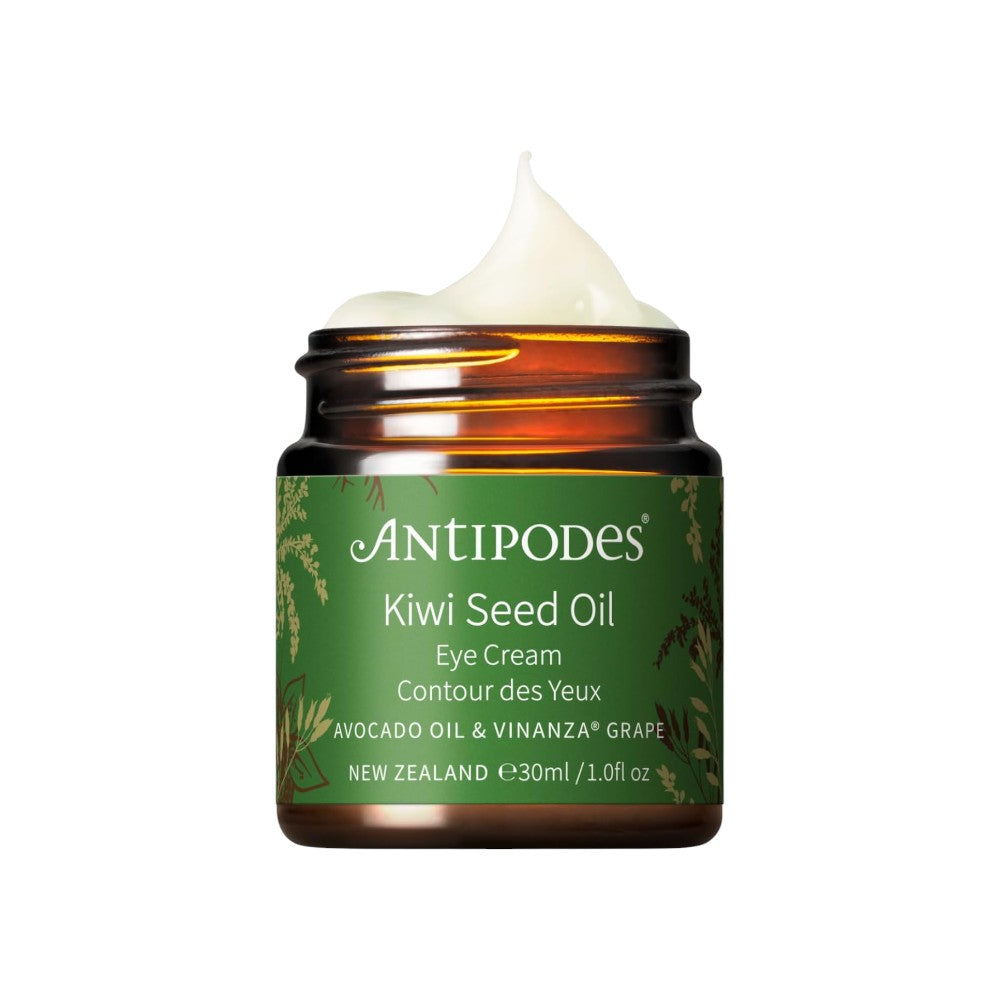 Antipodes Kiwi Seed Oil Eye Cream 30ml with NZ kiwi oil