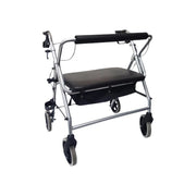 Bariatric Heavy Duty 8" Wheel Rollator - Extra-Wide Support & Stability
