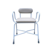 Bariatric Perching Stool with Arms and Backrest - Heavy-Duty Support & Comfort
