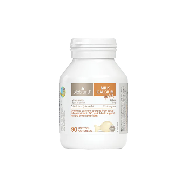 BioIsland Milk Calcium - 90 Capsules