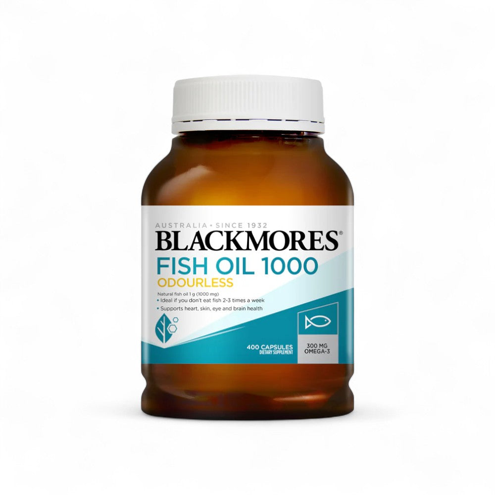 Blackmores Fish Oil 1000 400 Capsules | Omega-3 Heart Health