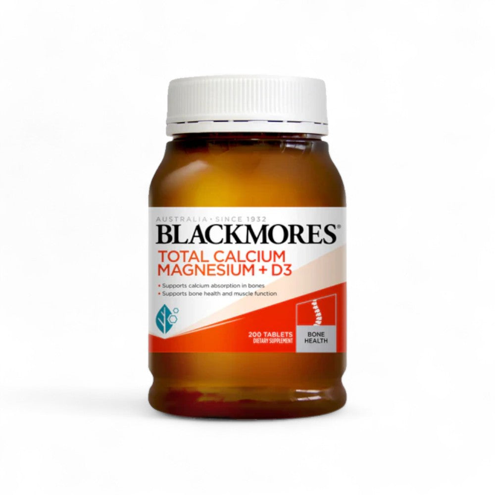 Blackmores Total Calcium Magnesium + D3 - 200 Tablets