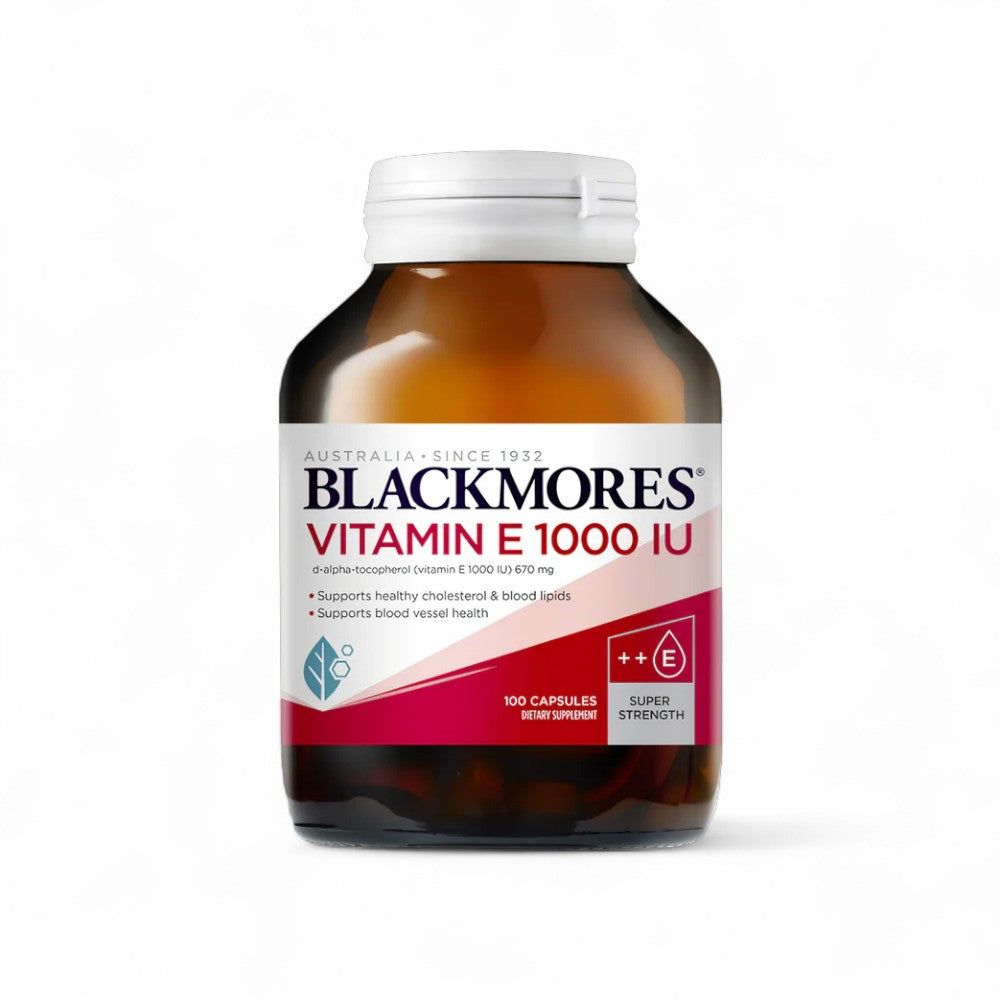 Blackmores Vitamin E 1000IU 100 Capsules | Heart & Antioxidant