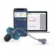 Bluetooth Blood Oxygen Monitor with App – Wearable Pulse Oximeter, Heart Rate Monitor & Sleep Tracking