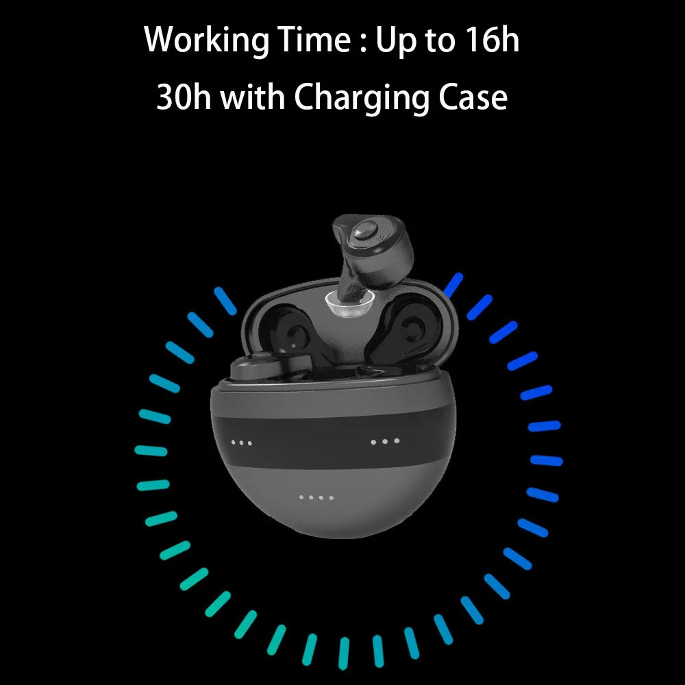 Bluetooth Rechargeable Hearing Aids with App Control & Noise Cancelling