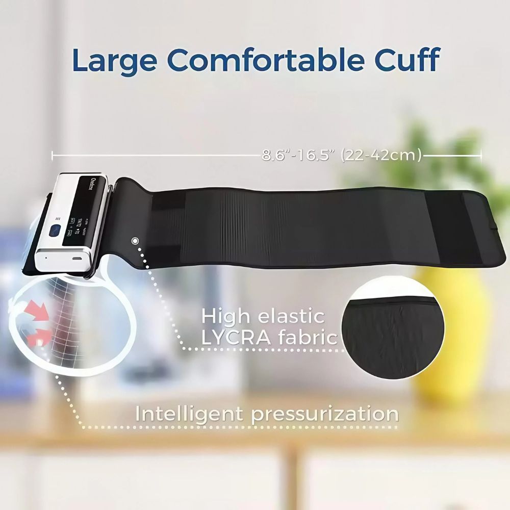 Bluetooth Upper Arm Blood Pressure Monitor with ECG & Heart Rate Monitoring