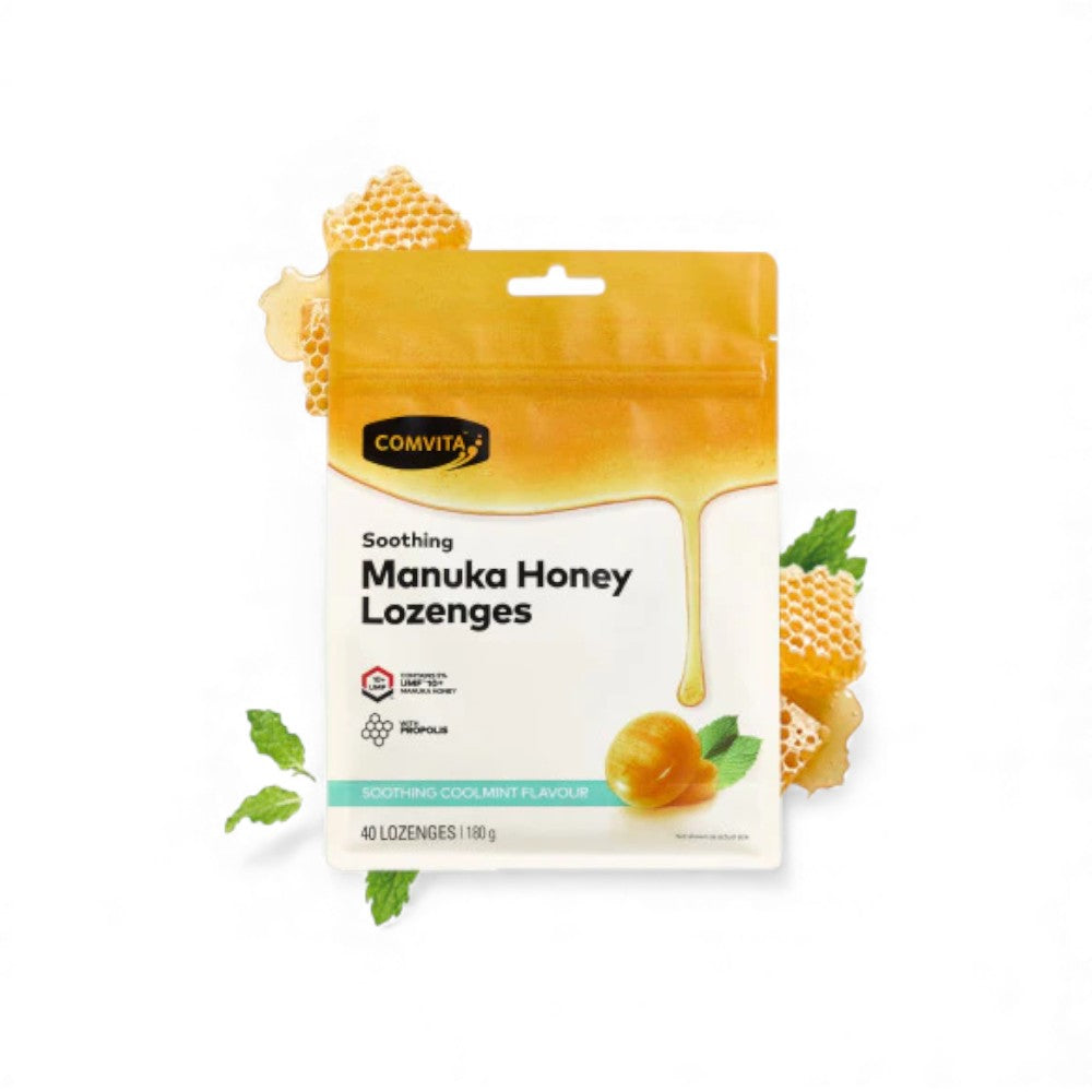 Comvita Manuka Honey Lozenges Coolmint 40s | UMF 10+ Throat Care
