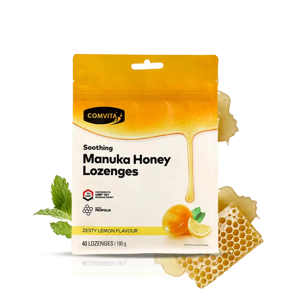 Comvita Manuka Honey Lozenges Zesty Lemon - 40 Lozenges