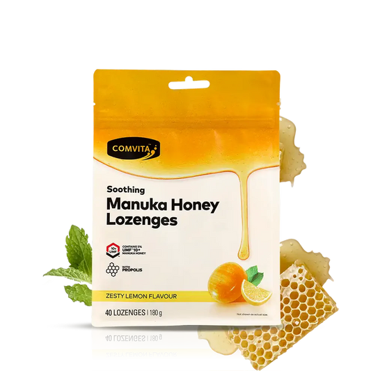 Comvita Manuka Honey Lozenges Zesty Lemon - 40 Lozenges