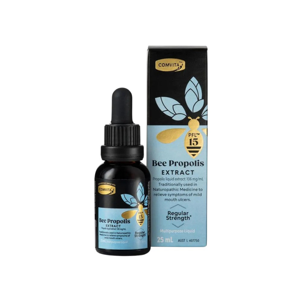 Comvita Bee Propolis PFL 15 Extract Drops 25ml | Regular Strength