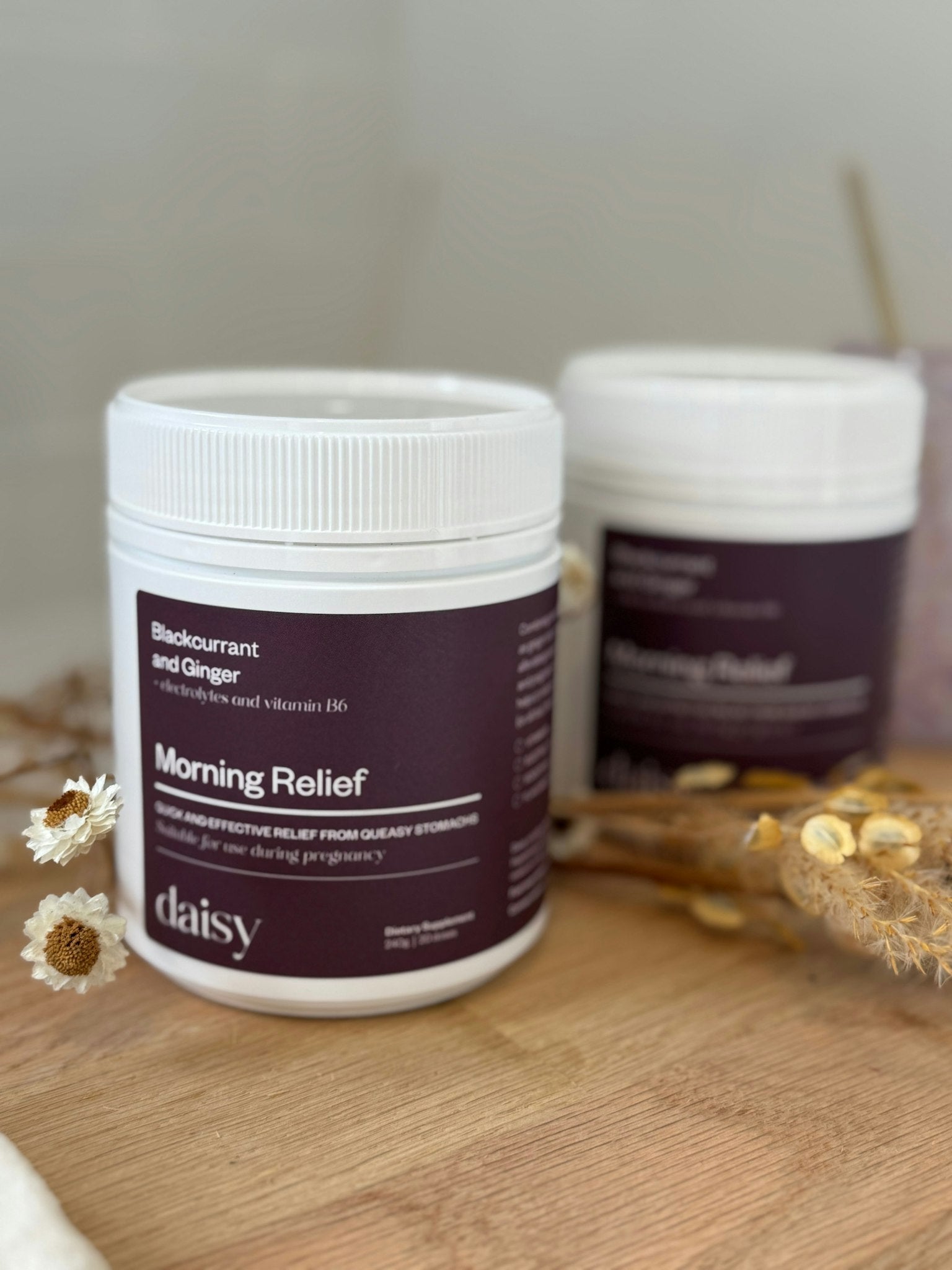 Daisy Morning Relief - Blackcurrant & Ginger: Your Gentle Companion Through Pregnancy
